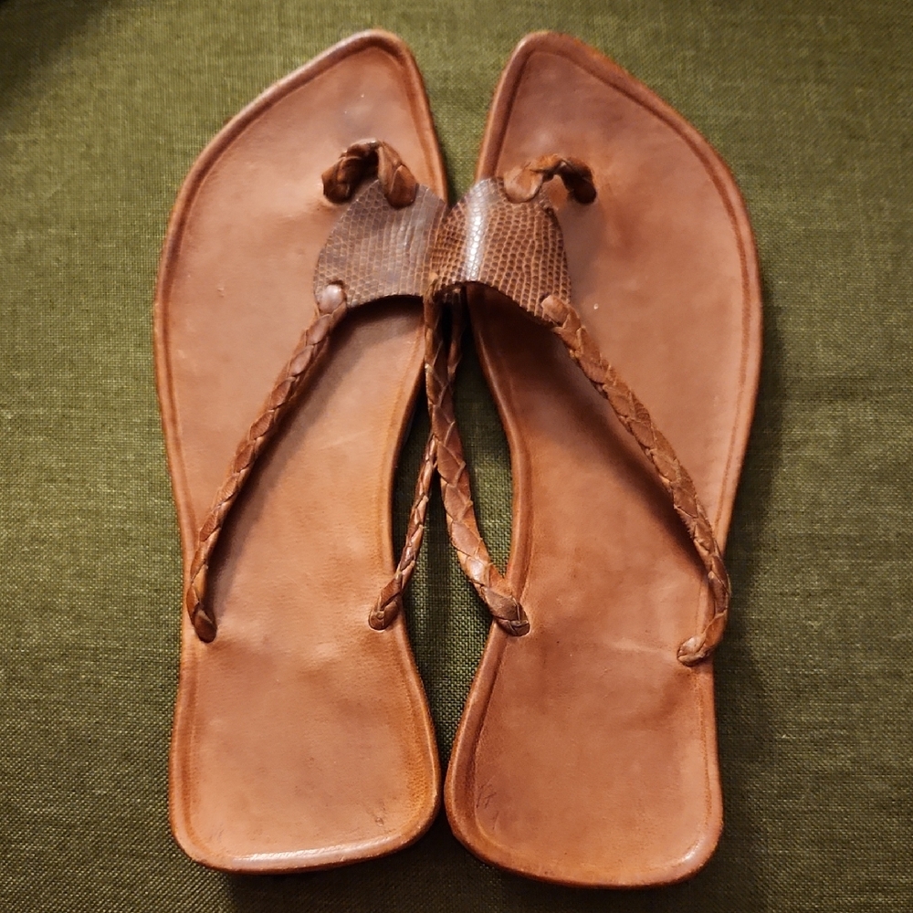 Brown Leather Sandals